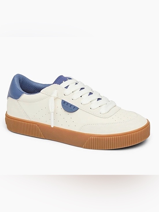 Reef Shoes - Reef Lay Day Seas Lace-Up Sneakers, Ivory/Navy, NWT, Women’s Multiple Sizes